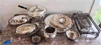 Silver plate lot. NO SHIPPING