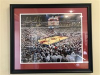 Picture of the Yum center autographed by Chris