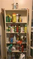Contents Of Small Shelf, Saws, Lawn Chemicals