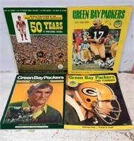 4 Old Green Bay Packers Yearbooks