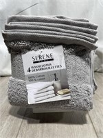 Serene 4 Wash Cloths
