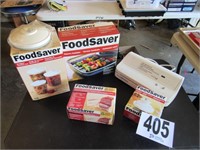 Food Saver Vac 420 with Bags & Contents