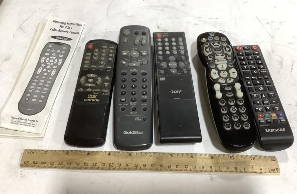 5 remotes