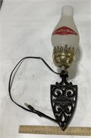 Grain Belt Beer electric sconce  - cord is cut