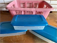 Laundry Basket & Sterilite Totes