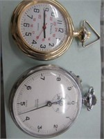 2 Pocket Watches / Stop Watch