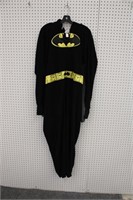 Batman Adult Onsie w/ Butt Flap & Cape Size L