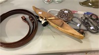 Miscellaneous lot - decorative items, belts