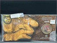 2010 Daspletosaurus 50 cent coin and cards set
