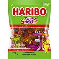 HARIBO Twin Snakes Gummy Candies - 175 g BB