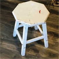 Painted Wooden Stool (Vintage)