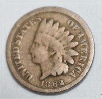 COIN - 1862 INDIAN HEAD CENT