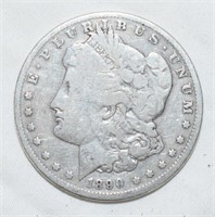 COIN - 1890 SILVER MORGAN DOLLAR