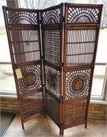 Bamboo Style 3-Fold Room Divider