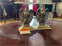 Brass Eagle Book Ends