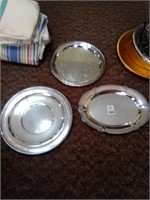 Antique Silver Plates Trays