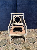 Bamboo & Rattan Dining Arm Chair Unfinished