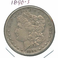 1890-S Morgan Silver Dollar