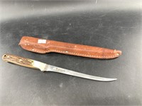 Schrade Uncle Henry vintage filet knife with simul