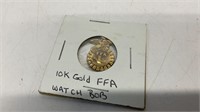 10k gold FFA watch bob