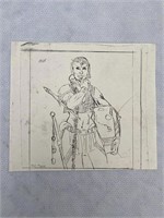 TSR AD&D “Female MUL” Signed Sketch Print