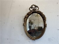 Ornate Oval Wall Mirror