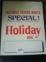 Holiday Beer Framed Sign - National Tavern Month