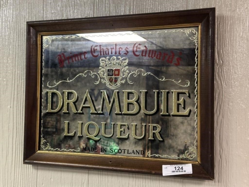 Drambuie Liqueur Advertising Mirror