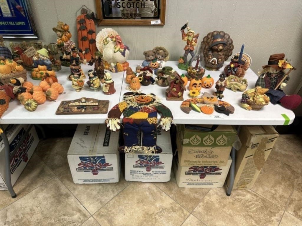 Large Lot of Fall and Thanksgiving Décor