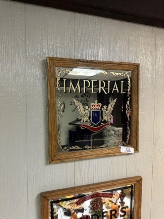 Imperial Whiskey Advertising Mirror