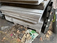 25 Panels Fire Rated Cement Sheet, 1.2m x 2.4m