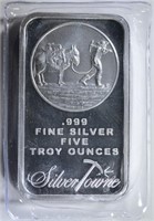 FIVE OUNCE .999 SILVER BAR