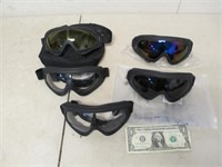 Lot of Motorycle Goggles