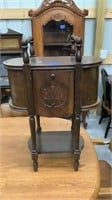 Antique Smoke Stand Copper Lined