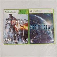 Xbox 360 Games - Battlefield/Star Ocean