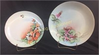 (1) Hand painted plate, MZ Altrohlau porcelain,