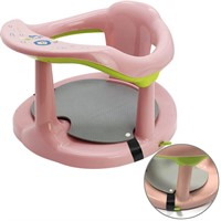 Baby Bath Seat  Non-Slip  6-18 Months (Pink)