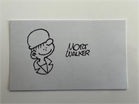 Beetle Bailey creator Mort Walker signed original