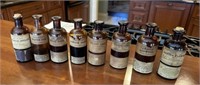 8 Eli Lilly Medicine Bottles