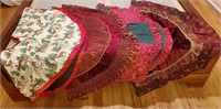 Assortment of Christmas Tree Skirts