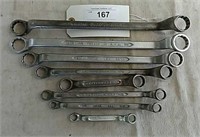 8  Indestro Box end wrenches  3/8 to 7/8