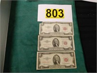 $2.00 Red Seal - 1953, 1953-A, and 1953-B