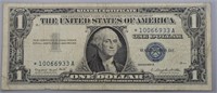 1957 A US Star Note $1 Silver Certificate