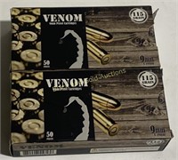 9 x 19mm 115 Gr 100 Rounds