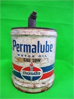 Permalube Motor Oil SAE 10W Oil Can