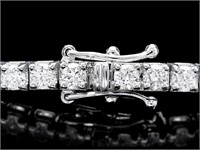 5ct Diamond Bracelet in 18k White Gold