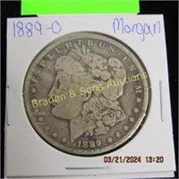 US 1889-O MORGAN SILVER DOLLAR