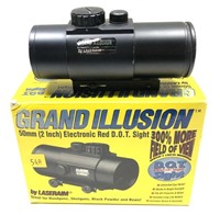 Grand Illusion by Laseraim red dot sight in box