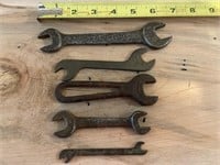 Antique/Vintage Wrench Lot of 5