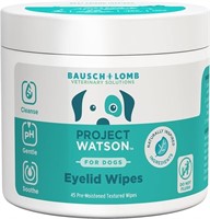 Project Watson Bausch + Lomb Dog Eyelid Wipes, Tea